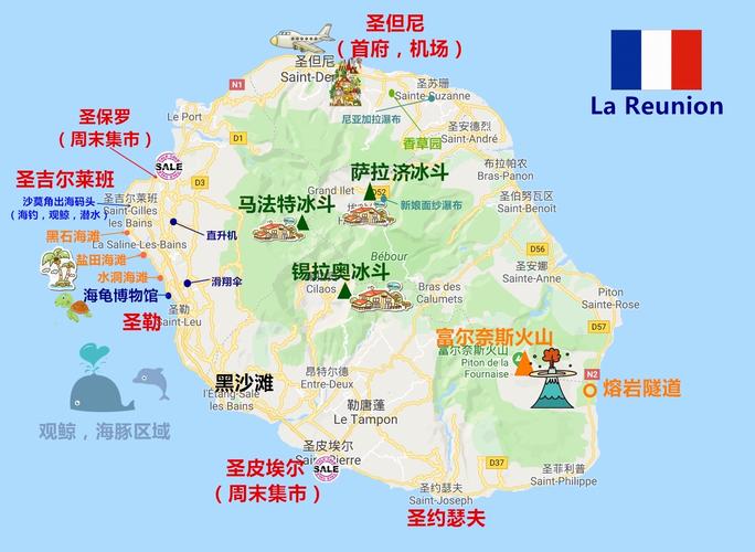 法國(guó)留尼汪島旅遊局,法國(guó)留尼汪島地圖