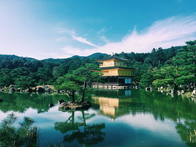 夏天的日本旅遊金閣寺,日本景點金閣寺