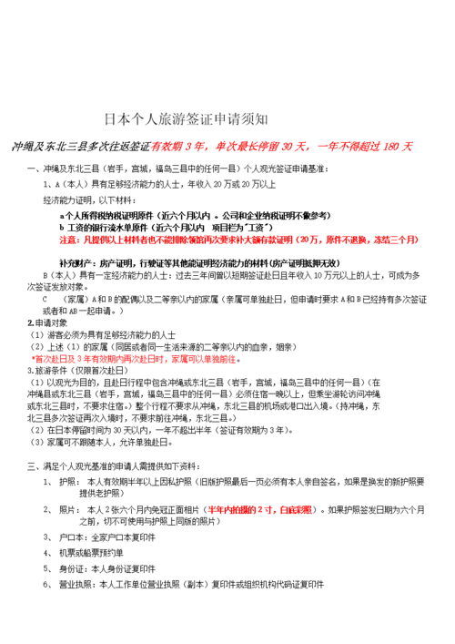 日本旅遊電子簽申請材料（日本電子簽證辦理流程）