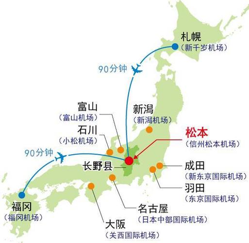 日本機場有旅遊地圖嗎（日本國(guó)際機場分布）