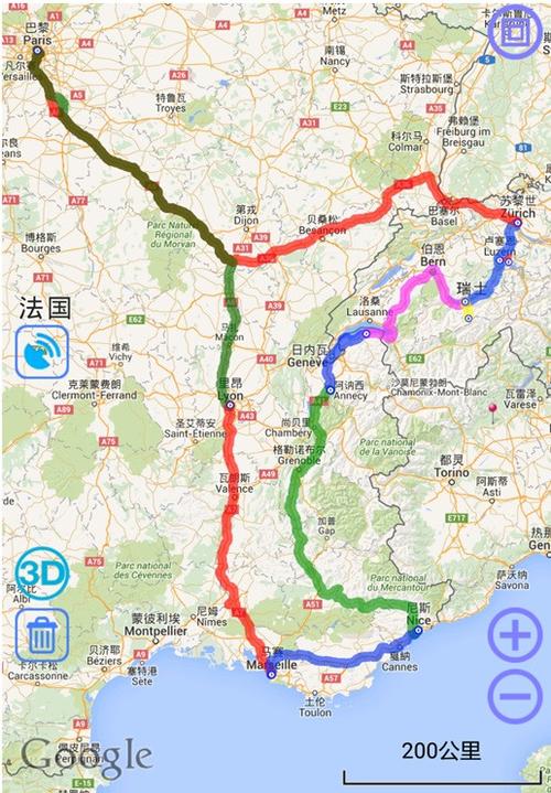 法國(guó)最有名的徒步旅遊（法國(guó)自駕遊路線）