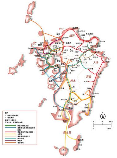 日本九州公路旅遊,日本九州旅遊攻略